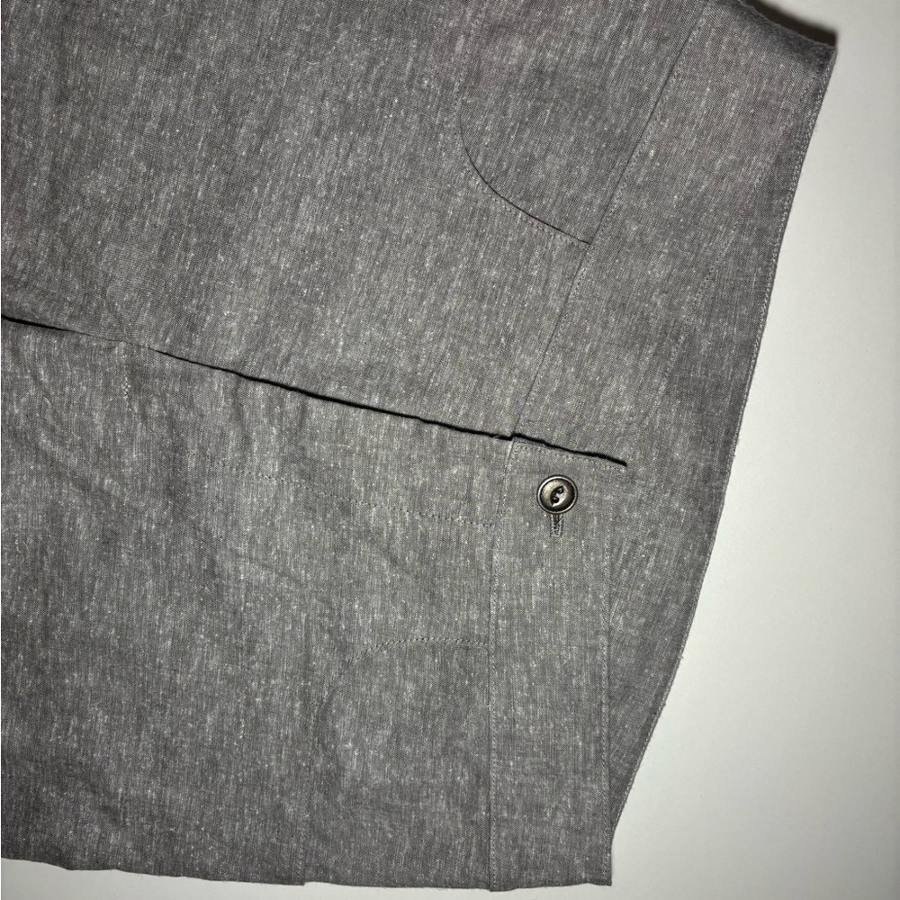 *Made in Canada* Gray High Waisted Flared-Leg Pants - Picture 5 of 8
